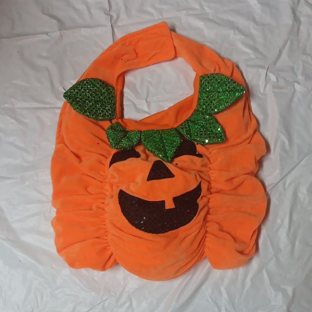 Thrill & Chills Collection Orange Pumpkin Dog Pet Halloween Costume Sz L